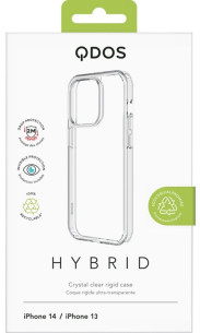 Coque Hybrid Qdos OFG iPhone 14 et iPhone 13 transparente