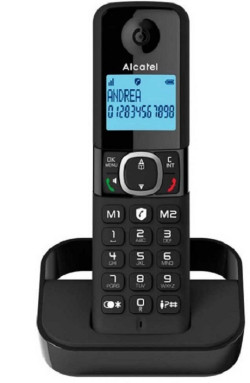 SOLDES 2024 : TÉLÉPHONE FIXE SANS FIL ALCATEL E260 S VOICE DUO AVEC  RÉPONDEUR ET FONCTION BLOCAGE APPELS PUBLICITAIRES NOIR pas cher