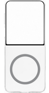 Coque magnétique QI2 DFS Galaxy Z Flip7 transparente