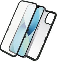 Coque 360° Tigler Glass+ iPhone Pro noir