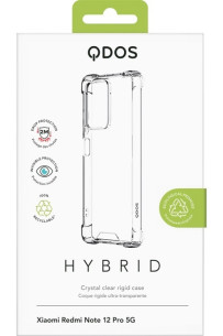Coque Hybrid Qdos Xiaomi Redmi Note 12 Pro 5G transparente
