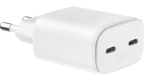 Tête de charge Force Power Lite 45W double port USBC-C blanc