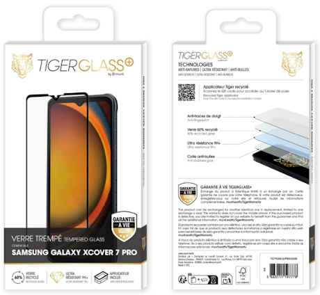 Film Tiger Glass+ recyclé Galaxy Xcover 7 Pro 5G EE